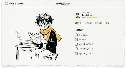 Nival Library 账户头像